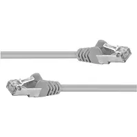 PremiumCord Patchkabel CAT S-FTP, RJ45-RJ45, LSOH, AWG 26/7 šedá (SF/UTP, CAT6a, 5 m)