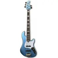 Lakland Skyline DJ-5 Darryl Jones Signature Lake Placid Blue Gloss 5-snarige elektrische basgitaar