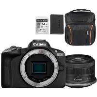 Canon EOS R50 zwart + RF-S 18-45mm Holiday Kit