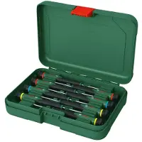 Bosch Precision screwdriver set 8-piece (Precisieschroevendraaierset 60mm 8 stuks: SL1,5, SL2,5, SL3, PH00, PH0, TX5, TX6, TX8) - 1600A02Z9M