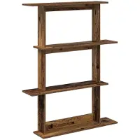 vidaXL Wandplank Oud hout 100 x 20 x 126 cm Bewerkt hout