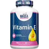 Haya labs Vitamin E 400 IU Mixed Tocopherols - 60 softgels
