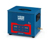 HBM ultrasoon reinigers, blauw