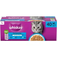 Whiskas multipack pouch adult vis selectie in gelei - 40x85 gr - Kattenvoer - Kattenbrokken