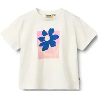 Wheat T-shirt wit Meisjes Katoen Ronde hals Printopdruk - maat 92
