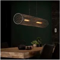 Meubelplaats Hanglamp Ø20cm cylinder gaas - Slate grey