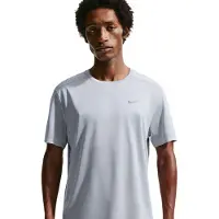 Nike Miler T-shirts Heren - Grijs - Maat L - Poly Jersey