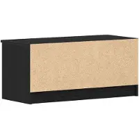 vidaXL TV Kast 2 st Zwart Eiken Bewerkt hout