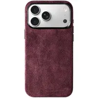 Alcanside Alcantara iPhone 17 Pro Hoesje Rood