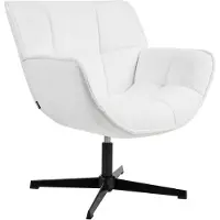 Beliani AUMA - Fauteuil - Wit - Polyester