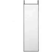 Coast hangende spiegel vol lichaamsniveau met frame 120 x 37 x 2 cm zwart