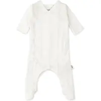Lodger - Boxpakje - Wit - Maat 56 - 100% bio katoen - baby pakje - Jumper Pointelle