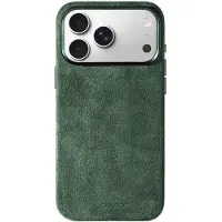 Alcanside Alcantara iPhone 17 Pro Max Hoesje Groen