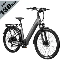 TTGO Z3 Elektrische Fiets – 27.5 Inch Stadsfiets – 720Wh Accu – Achterwielmotor – Actieradius tot 130 km – Shimano 7 Versnellingen – Hydraulische Schijfremmen –Grijs
