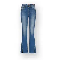 Vingino Flare Jeans Britte Split Meisje Blauw 92