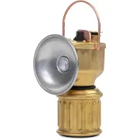 Barebones Miners Lantern Lamp Brass