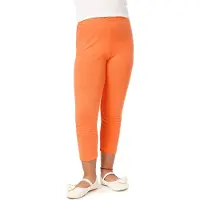 Merry Style MS-MS10-131-LE Meisjes Leggings - Sport - Vrijetijdsbroek - Lang- Viscose - Sporbroek - Yogabroek - Oranje - 134