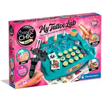 Clementoni Set Crazy Chic Tattoo Studio Educational Toy Roze Kinderen