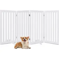 Coast - Opvouwbare Honden Barrière - 89 cm Hoog - 2 Panelen - Wit
