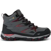 Regatta Lage schoen 'Holcombe III' donkergrijs / rood / zwart