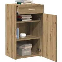 vidaXL Dressoir Artisan Eiken 50 x 42,5 x 93 cm