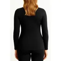 Entex Dames Thermo T-Shirt Liesl | Maat: M | Kleur: Zwart