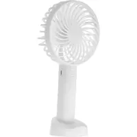 VHV - Bureauventilator - usb bureauventilator - USB oplaadbaar, met LED verlichting - voor kantoor, slaapkamer, thuiswerken