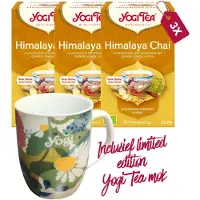 Yogi tea Himalaya Chai bio - 3 pakjes - inclusief limited edition mok