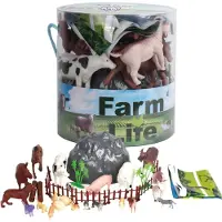 Woopie set boerderijdierenfiguren 34-delig. - UNI
