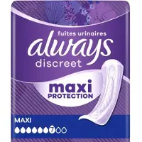 Always Discreet Maxi Protection Maxi Maandverband Voor Urineverlies - Incontinentieverband - Voordeelverpakking 18x3 - 54 stuks