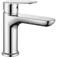 CECIPA MAX Wastafelkraan - Wastafelmengkraan - badkamerkraan - Badkamermengkraan - Warm en Koud - RVS - Waterbesparend - Chroom