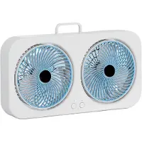 VHV - Campingventilator - campingventilator met lamp - USB oplaadbaar, stil - voor camping, tent, caravan