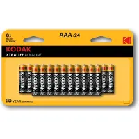 Kodak Xtralife - AAA Alkaline batterijen - 24 stuks