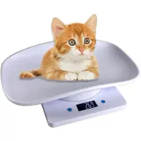 INF Digitale Huisdierweegschaal - 15 kg Capaciteit met LCD-scherm, Nauwkeurige Weging voor Kleine Dieren