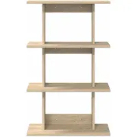 vidaXL Wandplank Muurmontage Sonoma Eiken 56 x 20 x 90 cm Bewerkt hout