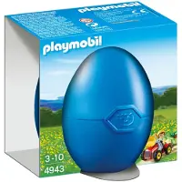 Playmobil 4943 Playmobil Verrassingsei Jongen met speelgoedtractor