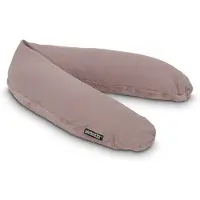 Snoozzz Voedingskussen Premium Kwaliteit - 185 cm – Microparel Vulling – Luxe Draagtas – Wasbare Hoes - Teddy Truffel