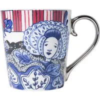 Heinen Delfts Blauw Mok The Heritage Collection - Kanten Isabee - Keramiek - 300 ml