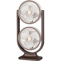 VHV - Bureauventilator - usb bureauventilator - USB oplaadbaar, stil - voor kantoor, slaapkamer, thuiswerken