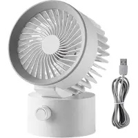 VHV - Bureauventilator - usb bureauventilator - USB oplaadbaar, stil - voor kantoor, slaapkamer, thuiswerken