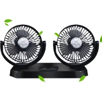 VHV - Autoventilator - usb autoventilator achterbank - USB oplaadbaar, stil - voor auto, achterbank, camper