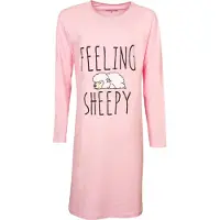 Temptation Dames Bigshirt Licht Roze TPNGD2124A - Maten: XXL