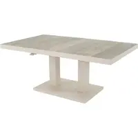 Lesli Living Loungetafel verstelbaar Prato Crème, 140x85cm