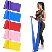 INF 5-Delige TPE Weerstandsbanden Set - Elastische Oefenbanden voor Yoga, Pilates en Thuisoefeningen