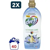 Dreft 2 x Wasverzachter Blue Dream - 40 Wasbeurten - 1 Liter