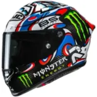 HJC RPHA1 V2 Carbon Quart. Le Mans 3 MC21 Integraalhelm Wit/Groen/Blauw S unisex