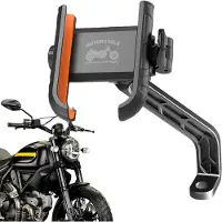 VHV - Telefoonhouder Scooter - 360 Graden Draaibare Smartphonehouder Met Trillingsdemping - Voor Motor, Fiets En Navigatie