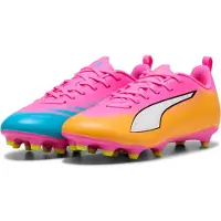Puma ULTRA 6 PLAY FG/AG voetbalschoenen, Roze/Wit, Maat 29