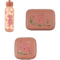 Trixie Bundel Back to School set - Lunchbox/Snackdoos/Drinkfles 500ml - Pathfinder Mrs. Cat