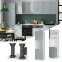 Vicco Fame-Line Ovenombouwkast – 60 cm met open kast Licht blauw-grijs